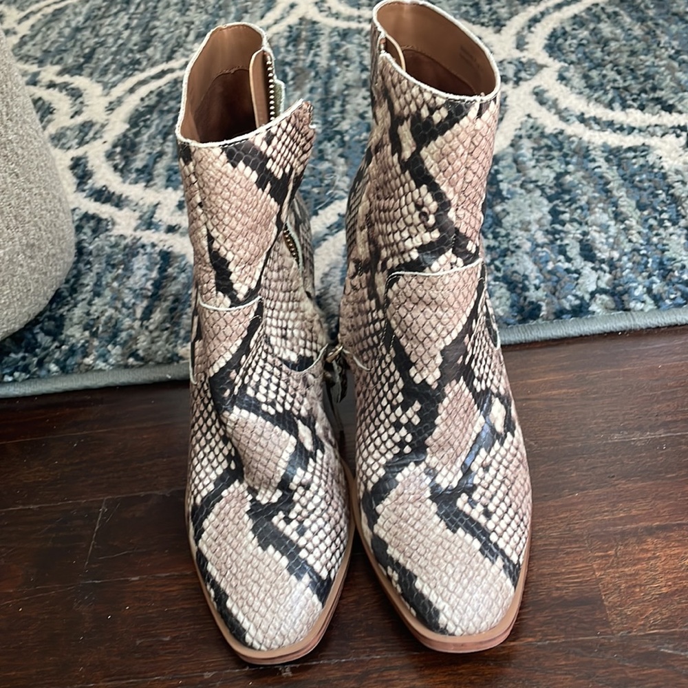 Aldo snakeskin boots